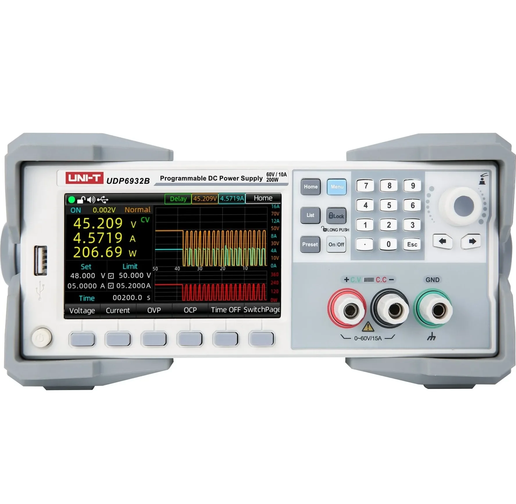 Programmable Dc Power Supply 60V 10A - 【Brandneu】 UDP6932B – Programmierbares DC-Schaltnetzteil, 200