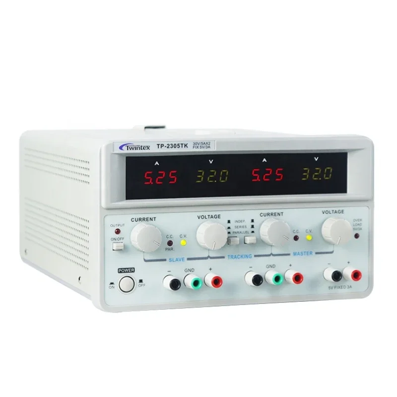 Dual Channel Linear Power Supply 30V 5A - TP-2305E 300W Symmetrisches Lineares Labor-Netzteil Einstellbares