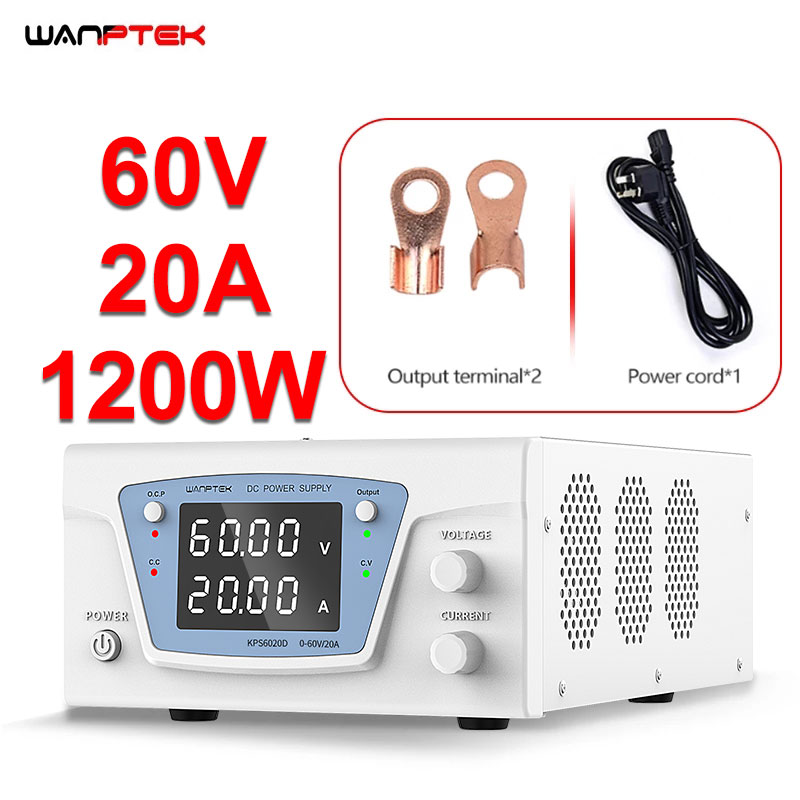 Wanptek Labor-Gleichstromverso – High Power 60V 20A Bench Power Supply Bewertung und Preis